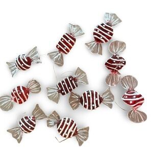 Glass Look Plastic Blown Glass Ornaments Set of 10